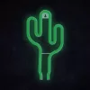 Luz de neón MANTA SNL74GN Verde cactus — letrero de neón decorativo, modelo SNL74GN