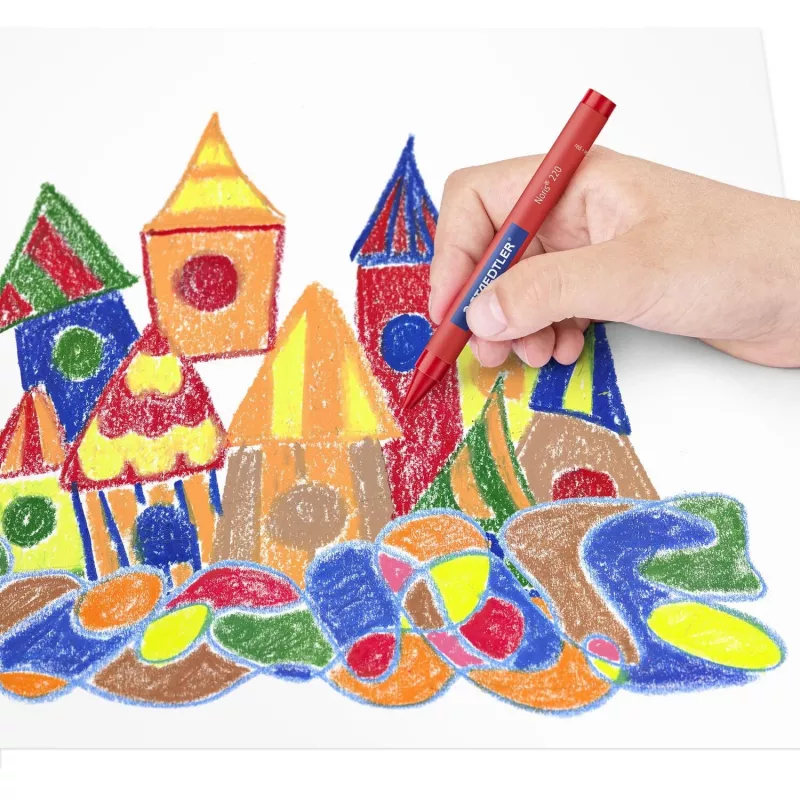 Cera Staedtler 220 08 C12 Colores surtidos 12 unidades
