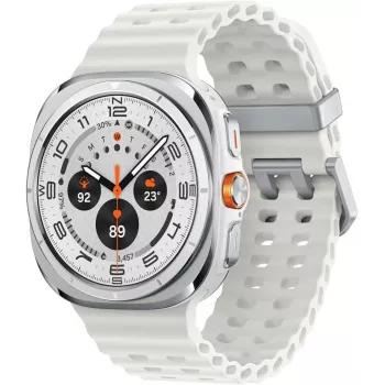Smartwatch Samsung Galaxy Watch Ultra 47 mm Titanium White — AMOLED 1,5 pulgadas, 4G, 64 GB, 590 mAh