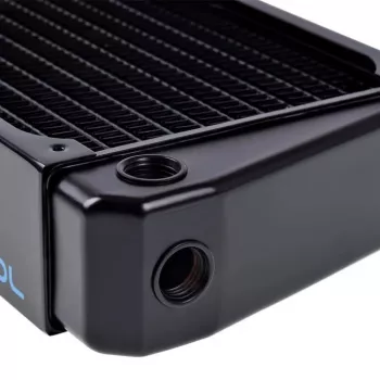 Alphacool NexXxoS XT45 - bloque refrigerador - latón - cobre - acero - negro - 1/4 - 1,5 bar - 12 cm (14234)