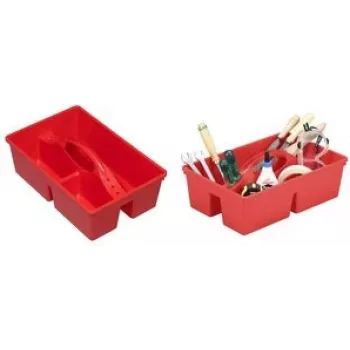 Caja de almacenamiento allit McPlus Carry 38, polipropileno, asa ergonómica, roja