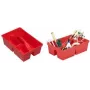 Caja de almacenamiento allit McPlus Carry 38, polipropileno, asa ergonómica, roja