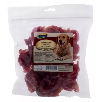 HILTON Anillos blandos de pato - snacks para perros - 500 g