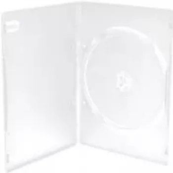 MEDIARANGE Accesorio Fundas para CD/DVD - Funda para DVD - 1 disco - Transparente - Plástico - 120 mm - RoHS