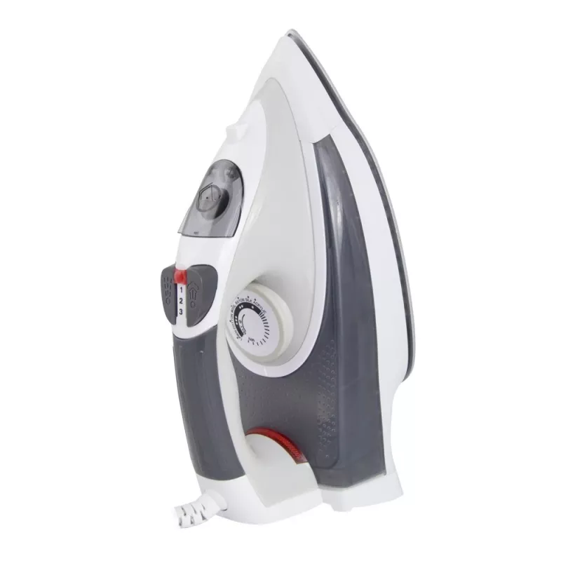 Esperanza CHINO EHI009 plancha de vapor 2400 W, suela de cerámica, depósito de 0,3 l, planchado con vapor y en seco, 220–240 V, 50–60 Hz, cable de 1,5 m, blanca