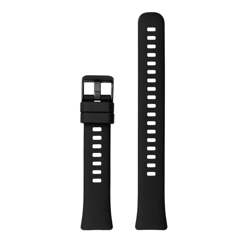 Correa de silicona FIXED para Huawei Band 8/9/10 – Negro, correa de repuesto hipoalergénica