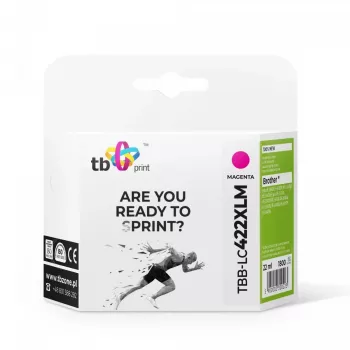 Tinta para Brother MFC-J5340DW TBB-LC422XLM 100% nueva magenta