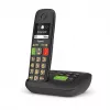 Gigaset E290A Teléfono analógico/DECT con identificación de llamadas Negro