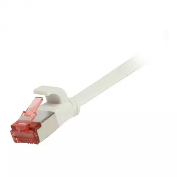 Cable de red RJ45 Synergy 21, CAT6 250 MHz, 0,15 m, blanco, FTP (U/FTP), TPE (Superflex), plano, Synergy 21 - Digital/Datos - Red