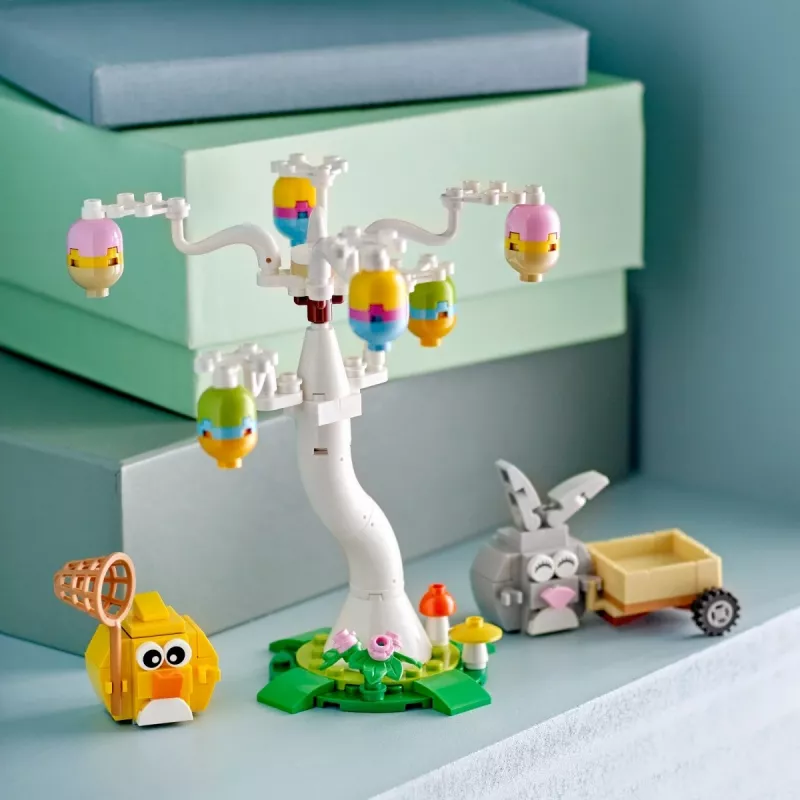 Blocks 40808 Búsqueda de huevos del conejo y el pollito de Pascua