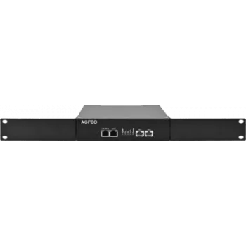 AGFEO ES 22 X IT, sistema Full-IP, montaje en 19 pulgadas, 1 U, 2x LAN