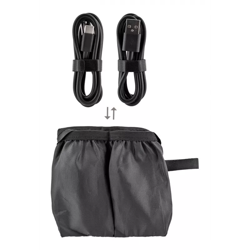 Masajeador de piernas para drenaje linfático ActiveJet ACM-PLUS-A1 M, a batería 25 W, negro, 380 × 950 × 60 mm