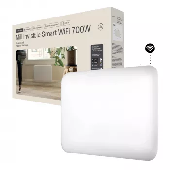 Emisor térmico Mill Invisible Smart WiFi PA700WIFI4 700 W para estancias de hasta 12 m² blanco IPX4