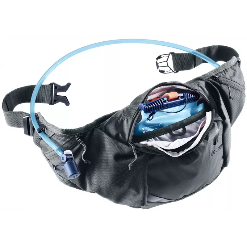 Riñonera DEUTER Pulse 3 compatible con riñones, cinturón ajustable, 3 L, grafito, 330 g