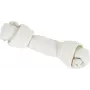 Hueso masticable dental ZOLUX Knotted White Bone 140 g — artículo masticable de vacuno duro para razas medianas (250 mm)