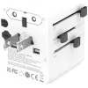 Adaptador de viaje 20W GaN Nomad 2xUSB-C + 1xA