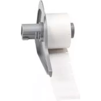Brady, M7-96-427, vinilo, autolaminado, blanco/transparente, mate, 25,40 x 9,53 (19,05) mm, para diámetro de cable de 2,00 – 3,00 mm, permanente (250 uds.) (174660)