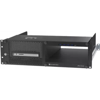 Carcasa para rack Sonnet xMac Studio 3U negra con soporte para SSD