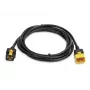 APC Cable de alimentación, bloqueable C19 a C20, 3,0 m