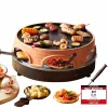Emerio PO-113255.4 Grill de raclette 1500 W Negro, Marrón