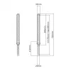 Maclean MC-912 soporte universal para barra de sonido de TV, VESA 23–65, hasta 15 kg