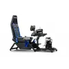 Cabina de simulador de vuelo Next Level Racing Boeing Commercial Edition, detalles azules