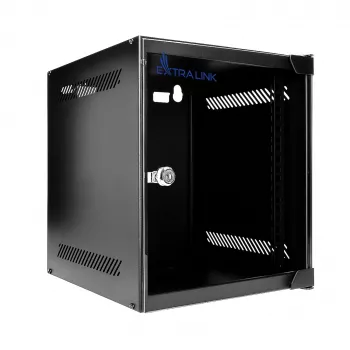 EXTRALINK LITE 6U 10 280X310 armario rack de pared negro