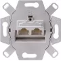 Toma de red 2 x RJ-45 JUNG UAE 8-8 UPOK6