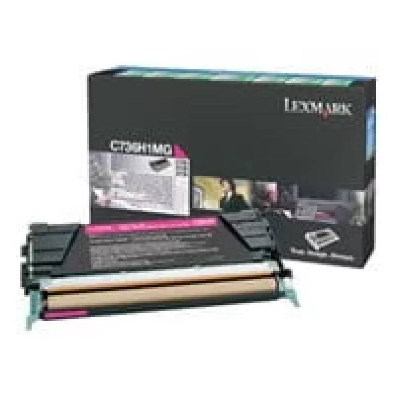Lexmark - Cartucho de tóner - Alto rendimiento - 1 x magenta - 10000 páginas - LRP / LCCP (0C736H1MG)