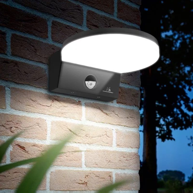 Lámpara LED con sensor de crepúsculo MACLEAN MCE344B — sensor de crepúsculo integrado, iluminación LED de bajo consumo