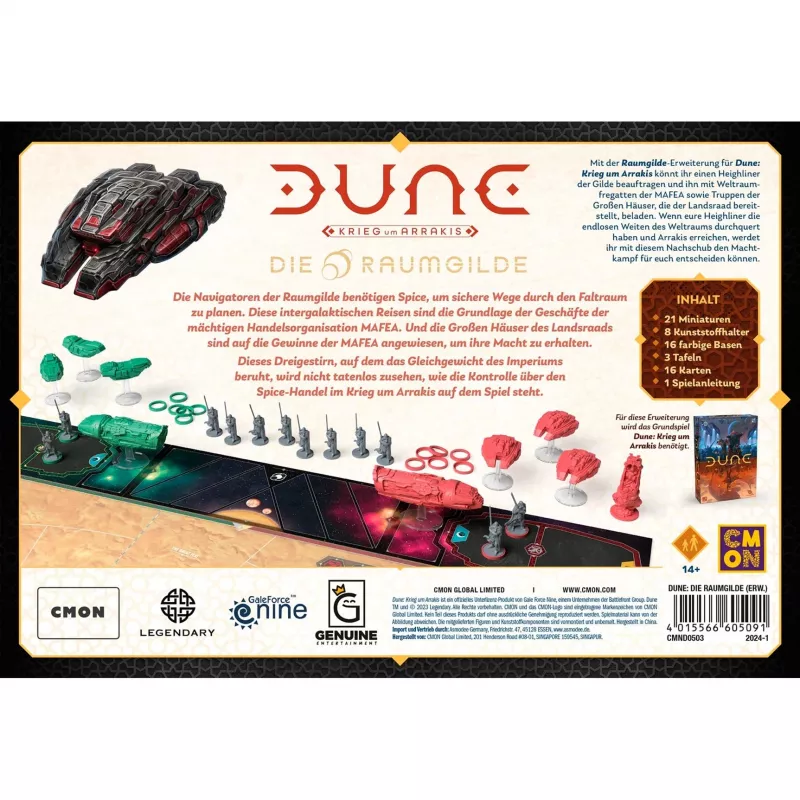 Dune: War for Arrakis - Die Raumgilde, expansión de juego de mesa