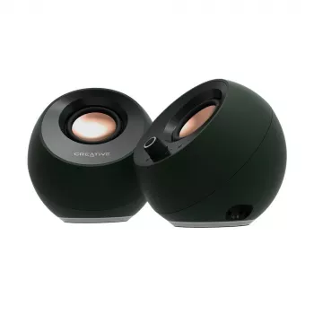 Creative Labs Creative Pebble Pro - altavoces - para PC - 2.0 canales - inalámbrico - Bluetooth - USB - 30 vatios (total) (51MF1710AA000)