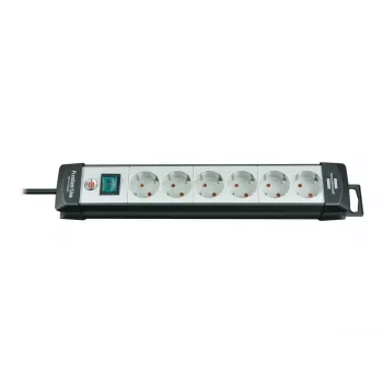 Alargador de corriente Brennenstuhl 1951560100 3m 6 tomas AC negro gris