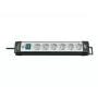 Alargador de corriente Brennenstuhl 1951560100 3m 6 tomas AC negro gris