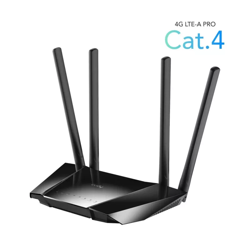 Router inalámbrico Cudy LT400 Fast Ethernet banda única (2.4 GHz) 4G negro