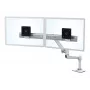 Ergotron 45-489-216 LX Desk Dual Direct Arm soporte para monitores, hasta 25 pulgadas (63,5 cm), 0,9–5 kg, blanco