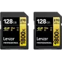 Lexar Professional 1800x 128 GB Tarjeta SDXC UHS-II, pack de 2