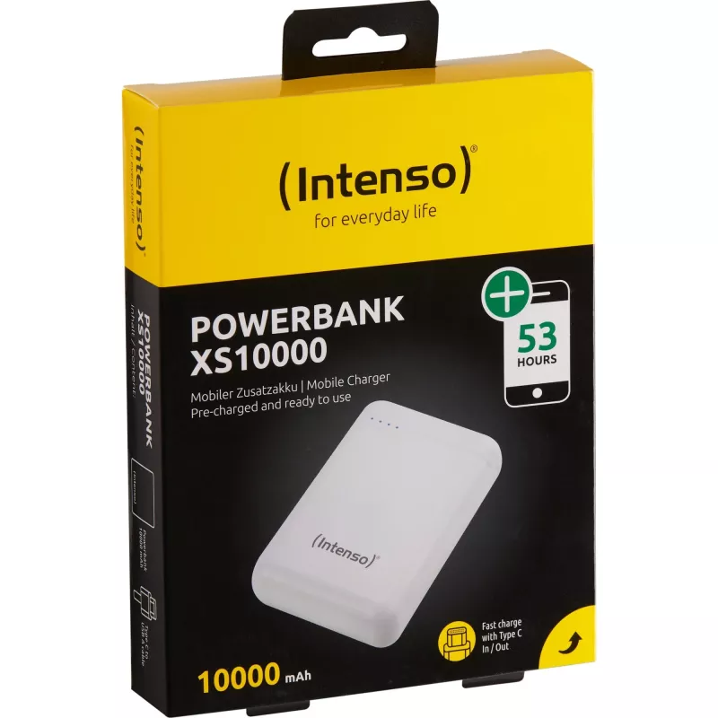 Power Bank USB 10000MAH/BLANCO XS10000 Intenso