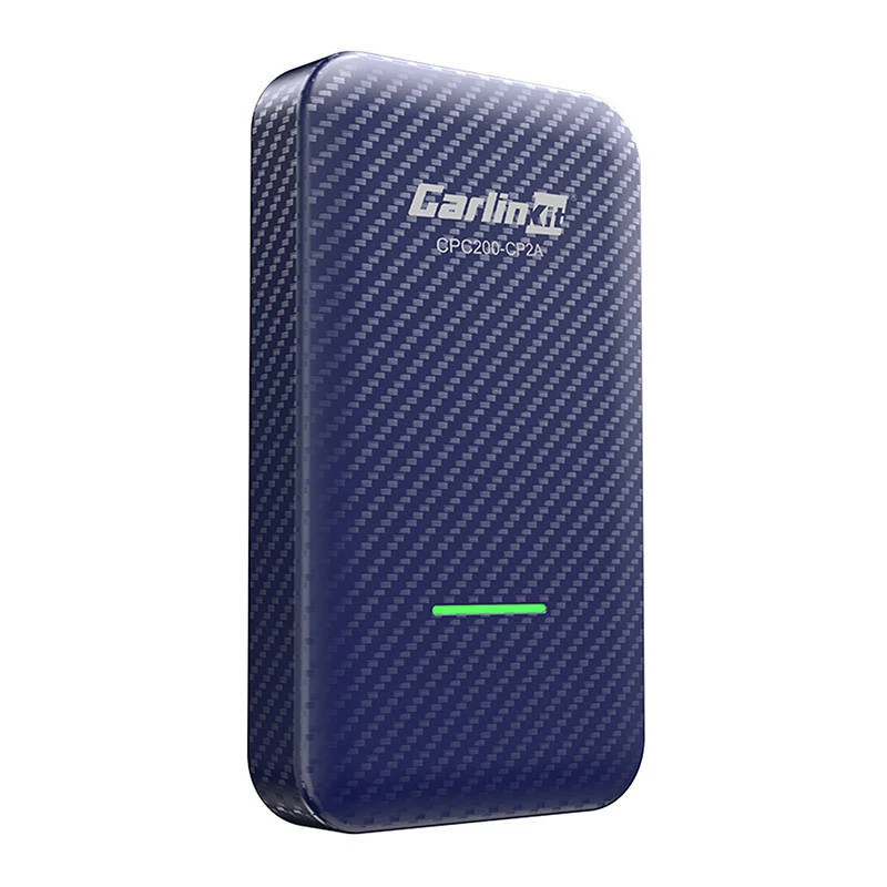 Carlinkit 4.0 CPC200-CP2A adaptador inalámbrico para Apple CarPlay y Android Auto, Wi-Fi 5150-5250/5725-5850 MHz, Bluetooth 5.2, USB-C, azul