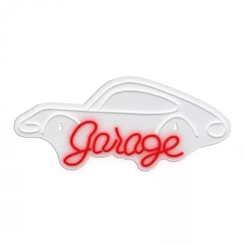 Luz de neón decorativa MANTA SNL95WH blanco-rojo — iluminación bicolor estilo neón