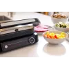 Parrilla de contacto SEVINI Pro, KG 2395 (plateado/negro, 1.800 vatios)