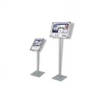 Expositor informativo Franken BS0902 A3 aluminio plateado