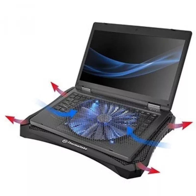 Base refrigeradora para portátil Thermaltake Massive V20 43,2 cm (17 pulgadas) negra