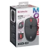 Ratón DEFENDER ICON MB-057 ÓPTICO 1000dpi 3P NEGRO CLIC SILENCIOSO