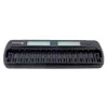 Cargador de baterías everActive NC-1600 — cargador universal DC para Li-Ion, compatible con 16 celdas, tamaños compatibles AA/AAA/C, negro, AC 100–240V 50–60Hz