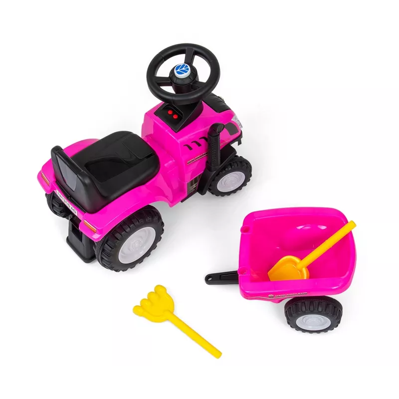 Correpasillos milly mally T7 tractor (rosa) vehículo correpasillos para niños