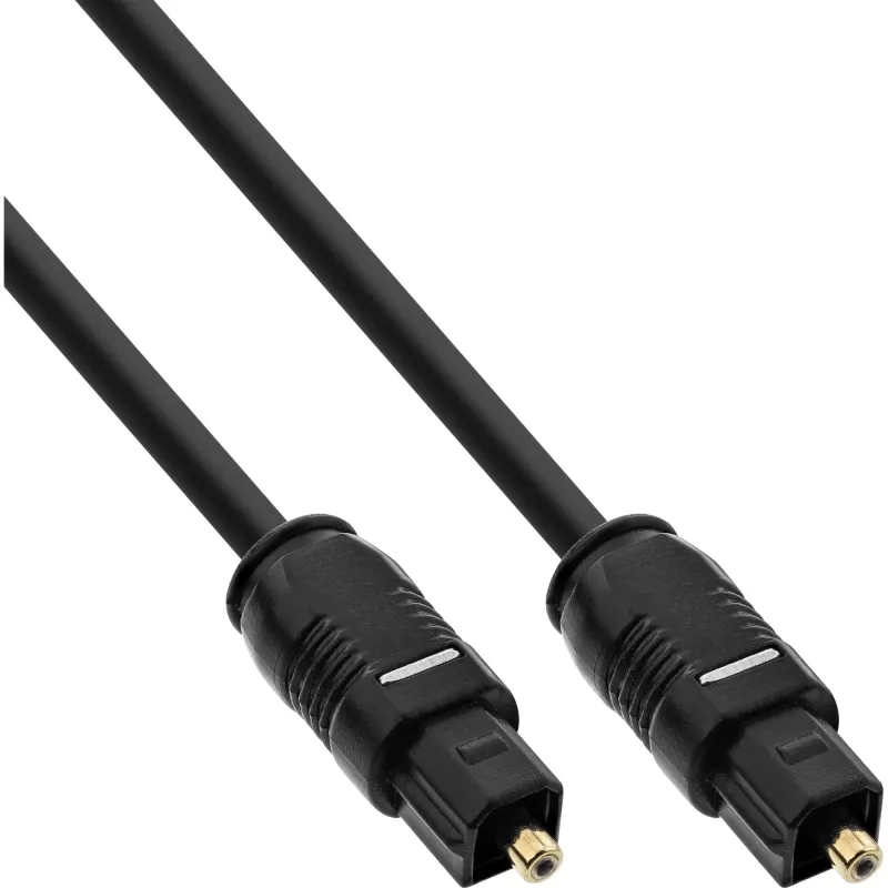 Cable de audio óptico Toslink conector/conector 1 m InLine 89921