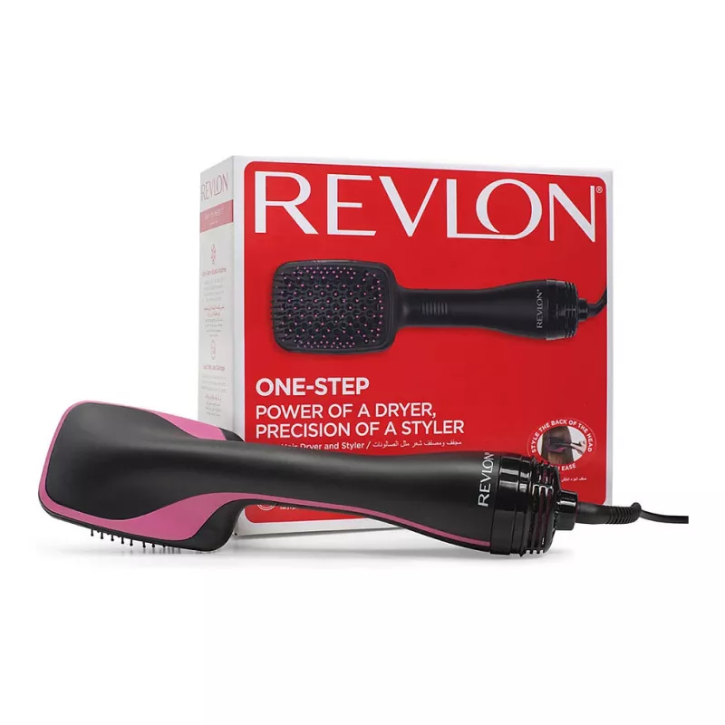 Revlon RVDR5212E - cepillo de aire caliente - caliente - negro - rosa