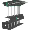 Juego de destornilladores Wera 454/10 HF Imperial 2 – juego de destornilladores de precisión de 10 piezas, en pulgadas