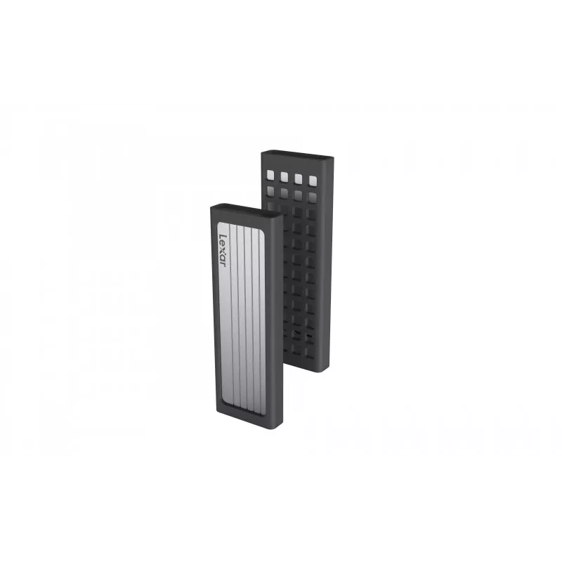 Caja para SSD Lexar E6 Plata M.2, PCIe, USB 3.2 Gen 2 (10 Gbit/s), USB‑C, aluminio, M.2 individual hasta 4 TB